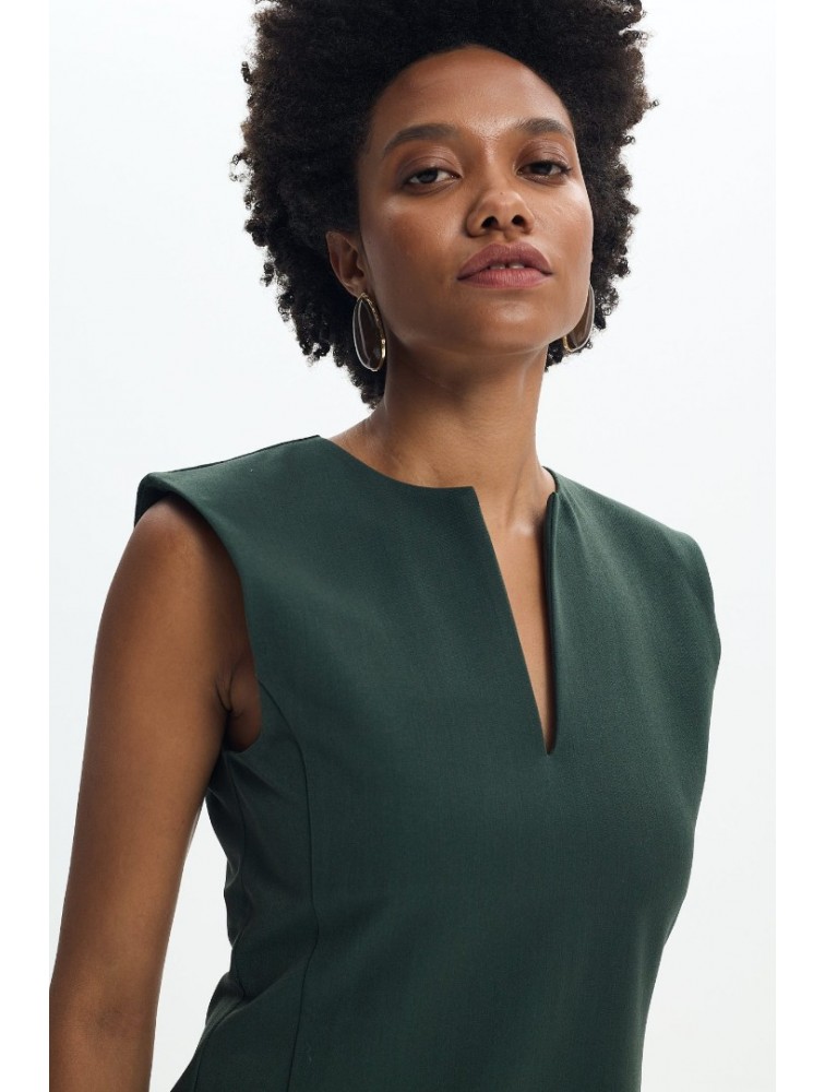 LA CHAINE Sesilia Mini Dress Green Μίνι Πράσινο Φόρεμα