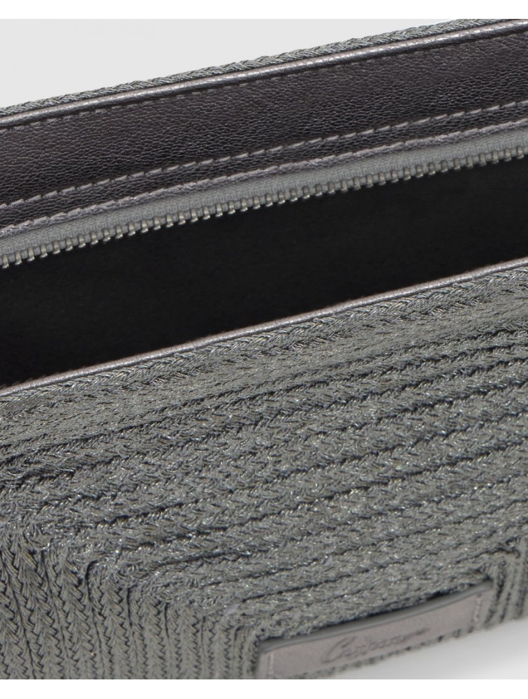 CASTAÑER B.Bali 142 Bag Plomo Charcoal Knitted Bag
