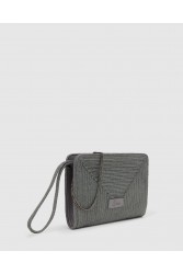 CASTAÑER B.Bali 142 Bag Plomo Charcoal Knitted Bag