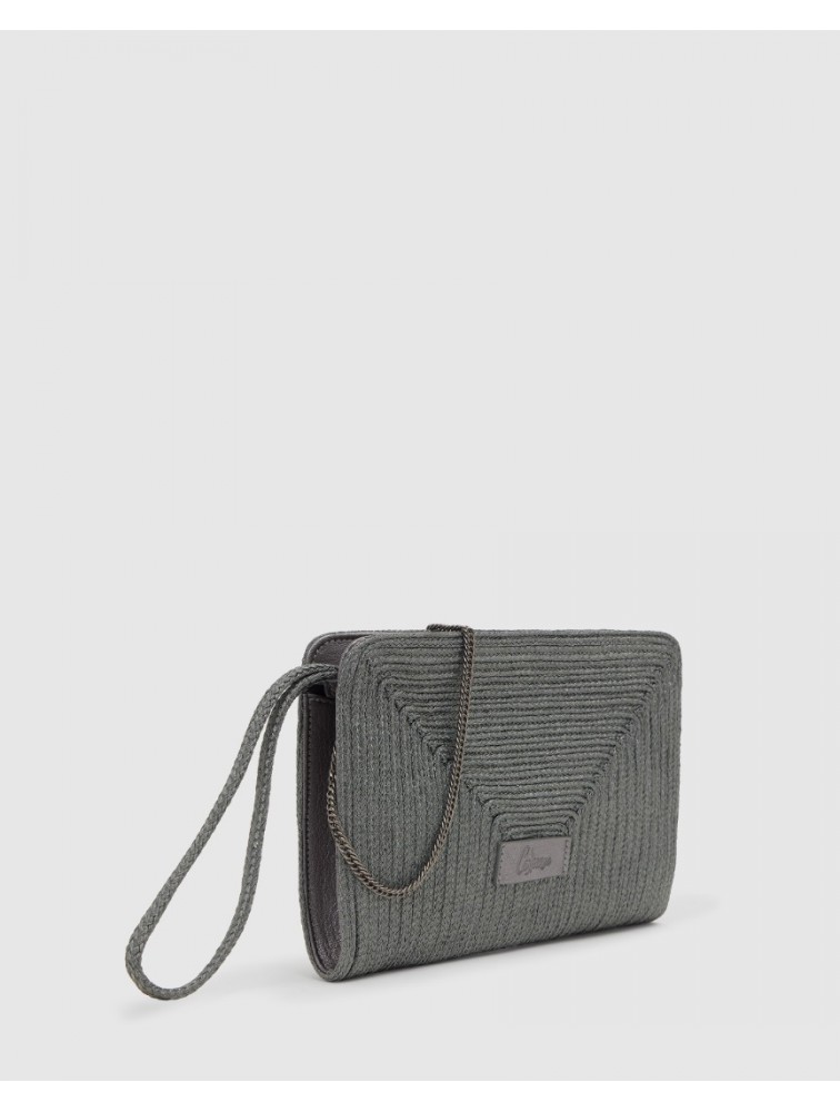 CASTAÑER B.Bali 142 Bag Plomo Charcoal Knitted Bag