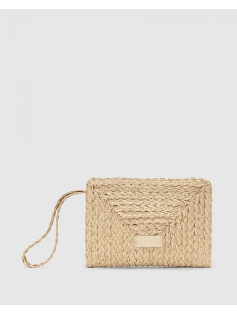 CASTAÑER B.Bali 258 Crudo Handbag Μπεζ Τσάντα Χειρός από Ψάθα