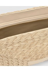 CASTAÑER B.Bali 258 Crudo Handbag Μπεζ Τσάντα Χειρός από Ψάθα