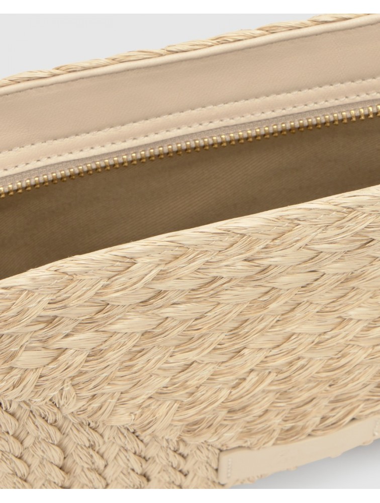 CASTAÑER B.Bali 258 Crudo Handbag Μπεζ Τσάντα Χειρός από Ψάθα