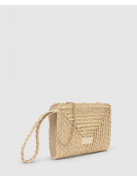 CASTAÑER B.Bali 258 Crudo Handbag Μπεζ Τσάντα Χειρός από Ψάθα