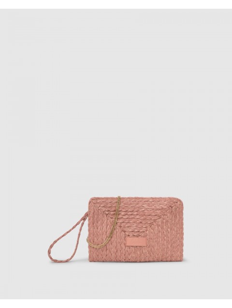 CASTAÑER B.Bali 258 Rosa Empolvado Handbag Ροζ Τσάντα Χειρός από Ψάθα