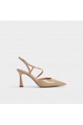 ALDO Julez Beige Patent Leather Women's Heels