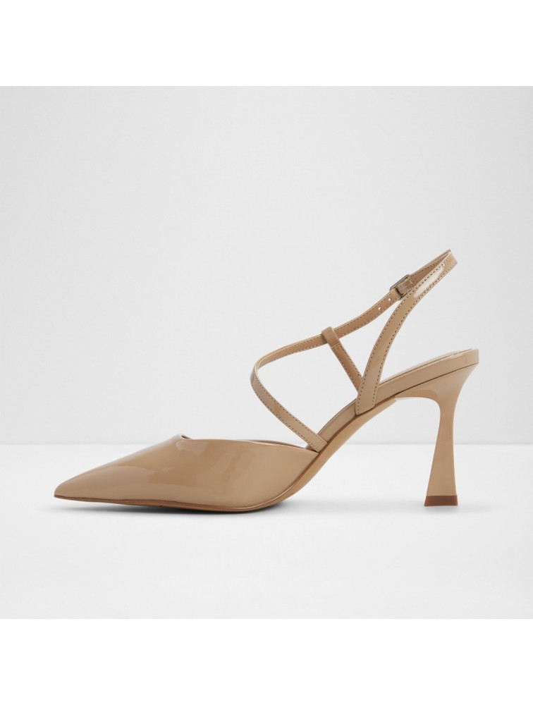 ALDO Julez Beige Patent Leather Women's Heels