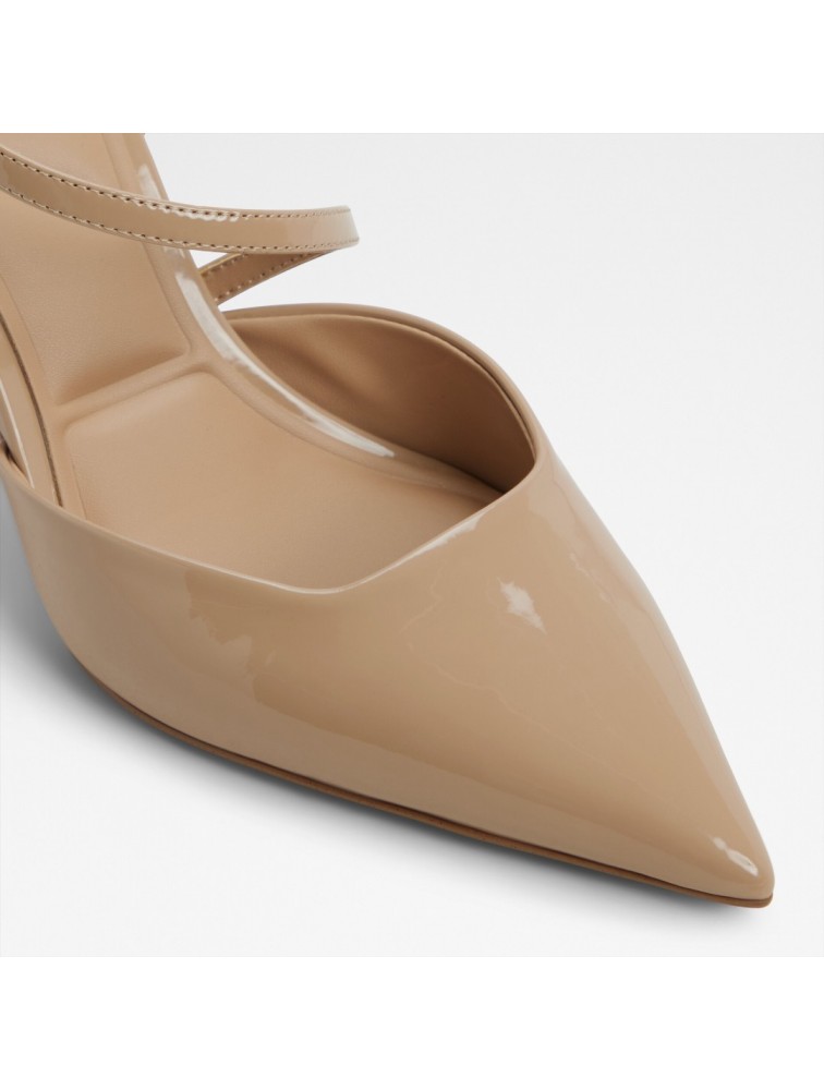 ALDO Julez Beige Patent Leather Women's Heels