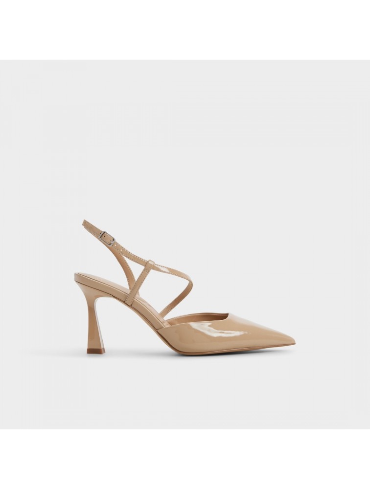 ALDO Julez Beige Patent Leather Women's Heels