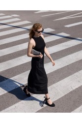 CASTAÑER Carina Negro Μαύρες Γυναικείες Χειροποίητες Εσπαντρίγιες