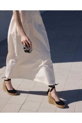 CASTAÑER Chiara Negro Μαύρες Γυναικείες Χειροποίητες Εσπαντρίγιες