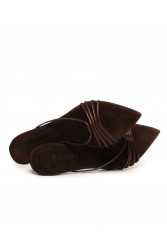 'ESIOT Zouloufi Brown Women's Mules