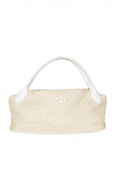 LA CHAINE Aelia Bag Straw White Women's Bag