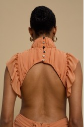 LA CHAINE Alcyone Dress Peach