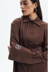 LA CHAINE Alia Shirt Brown