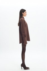 LA CHAINE Alia Shirt Brown