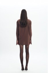 LA CHAINE Alia Shirt Brown