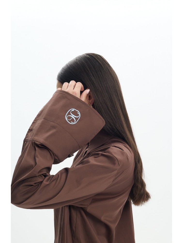 LA CHAINE Alia Shirt Brown