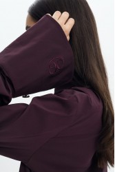 LA CHAINE Alia Shirt Cherry Lacquer