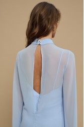 LA CHAINE Almea Dress Ciel Γαλάζιο Μίνι Φόρεμα