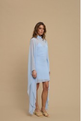 LA CHAINE Almea Dress Ciel Γαλάζιο Μίνι Φόρεμα