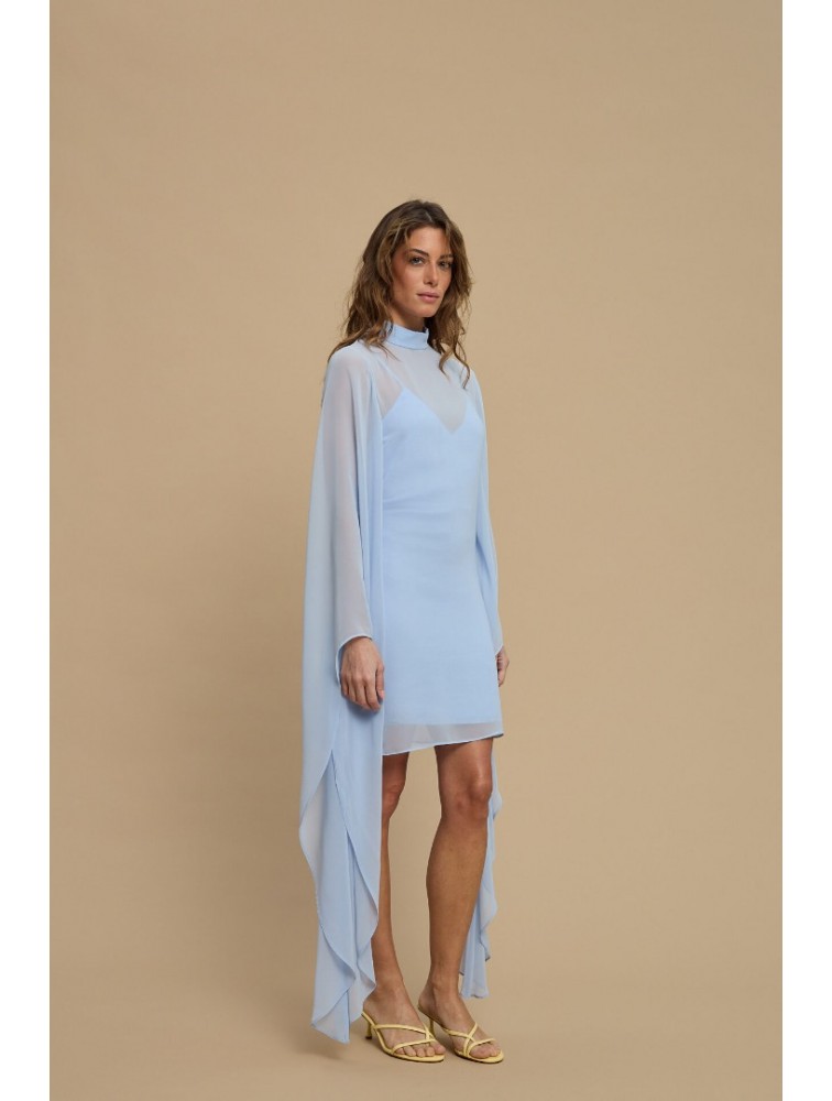 LA CHAINE Almea Dress Ciel Γαλάζιο Μίνι Φόρεμα