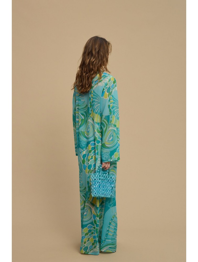 LA CHAINE Ammoudia Dress Ocean Mint  Μιντ Φόρεμα