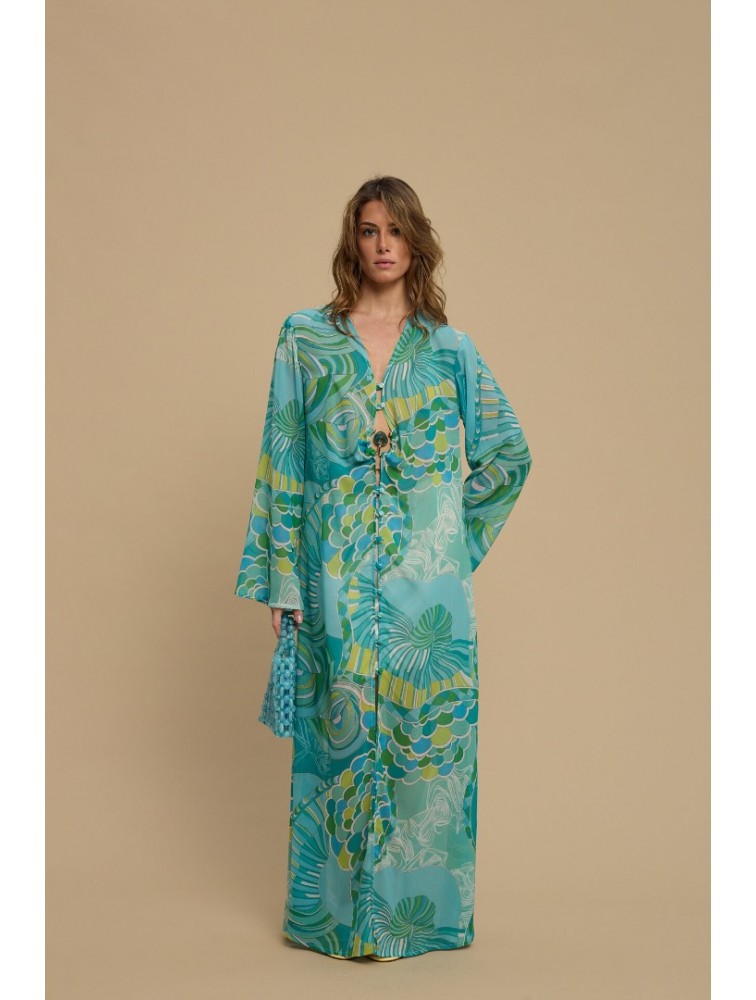 LA CHAINE Ammoudia Dress Ocean Mint  Μιντ Φόρεμα