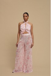 LA CHAINE Ammoudia Pant Vintage Rose Ροζ Παντελόνα