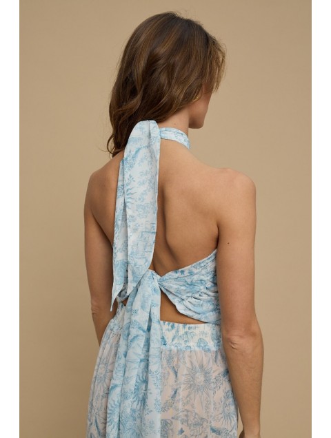 LA CHAINE Ammoudia Top Vintage Blue