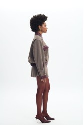 LA CHAINE Calia Bomber Cherry Lacquer Κερασί Μπόμπερ Τζάκετ