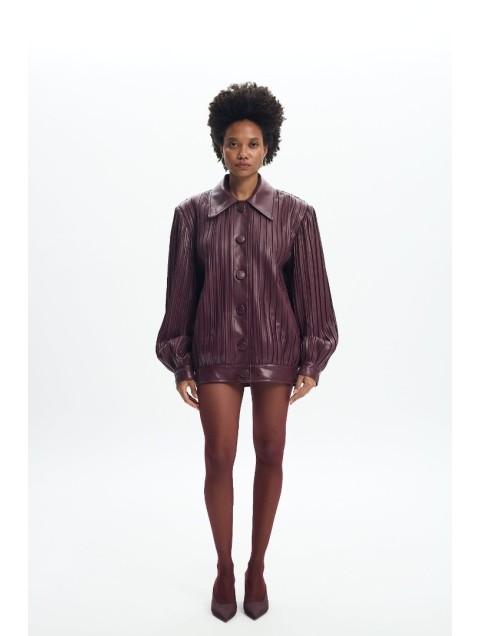 LA CHAINE Charlotte Jacket Cherry Lacquer Μπορντώ Τζάκετ