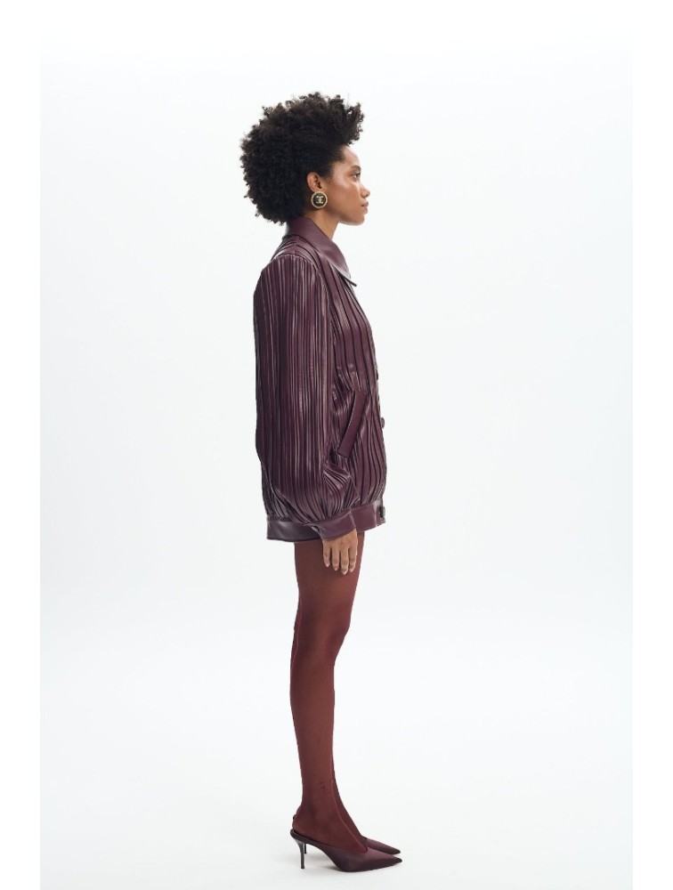 LA CHAINE Charlotte Jacket Cherry Lacquer Μπορντώ Τζάκετ