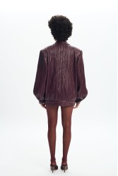 LA CHAINE Charlotte Jacket Cherry Lacquer Μπορντώ Τζάκετ