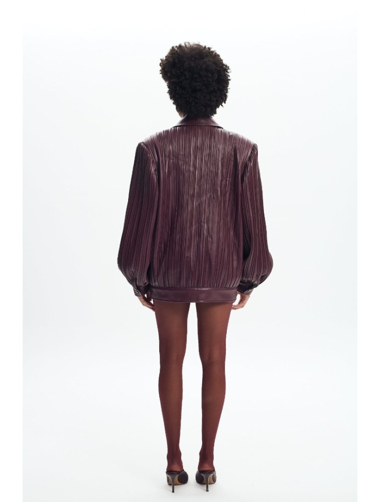 LA CHAINE Charlotte Jacket Cherry Lacquer Μπορντώ Τζάκετ