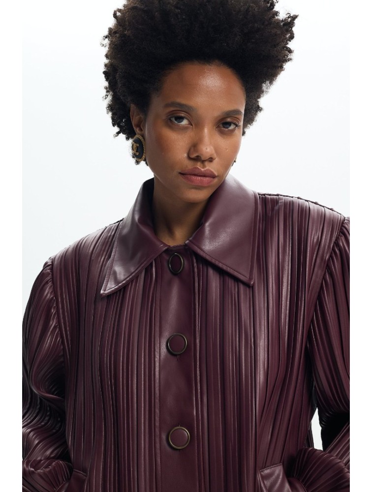 LA CHAINE Charlotte Jacket Cherry Lacquer Μπορντώ Τζάκετ
