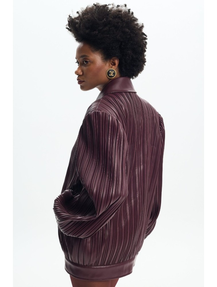 LA CHAINE Charlotte Jacket Cherry Lacquer Μπορντώ Τζάκετ