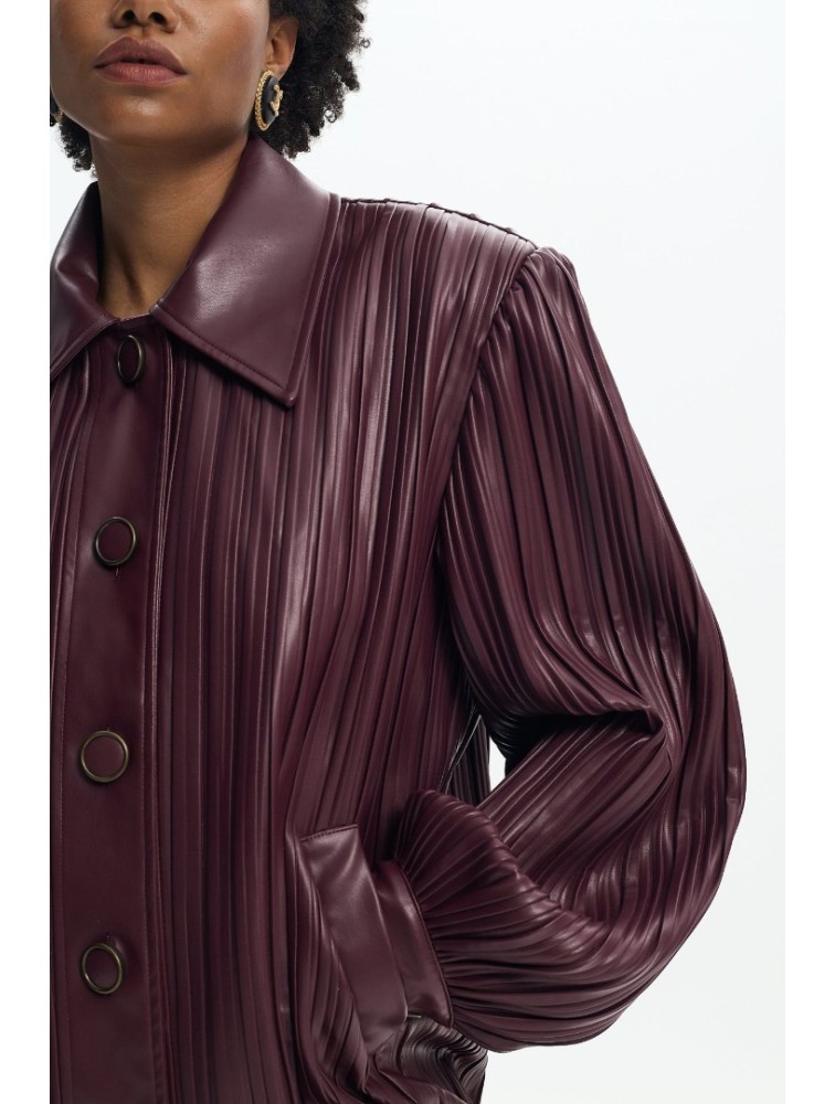 LA CHAINE Charlotte Jacket Cherry Lacquer Μπορντώ Τζάκετ