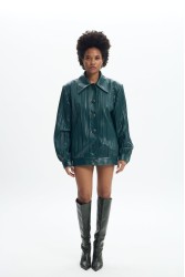 LA CHAINE Charlotte Jacket Green Πράσινο Τζάκετ
