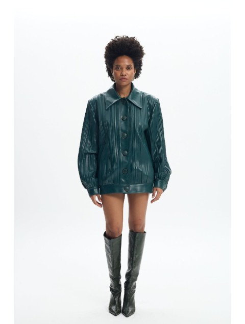 LA CHAINE Charlotte Jacket Green Πράσινο Τζάκετ