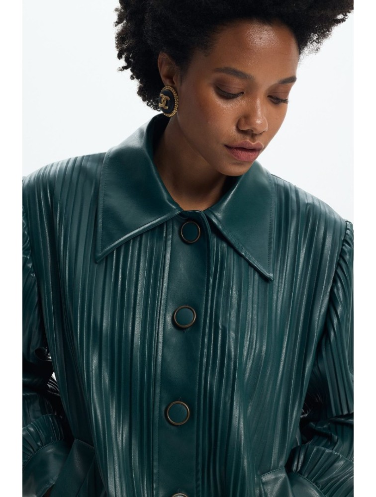 LA CHAINE Charlotte Jacket Green Πράσινο Τζάκετ