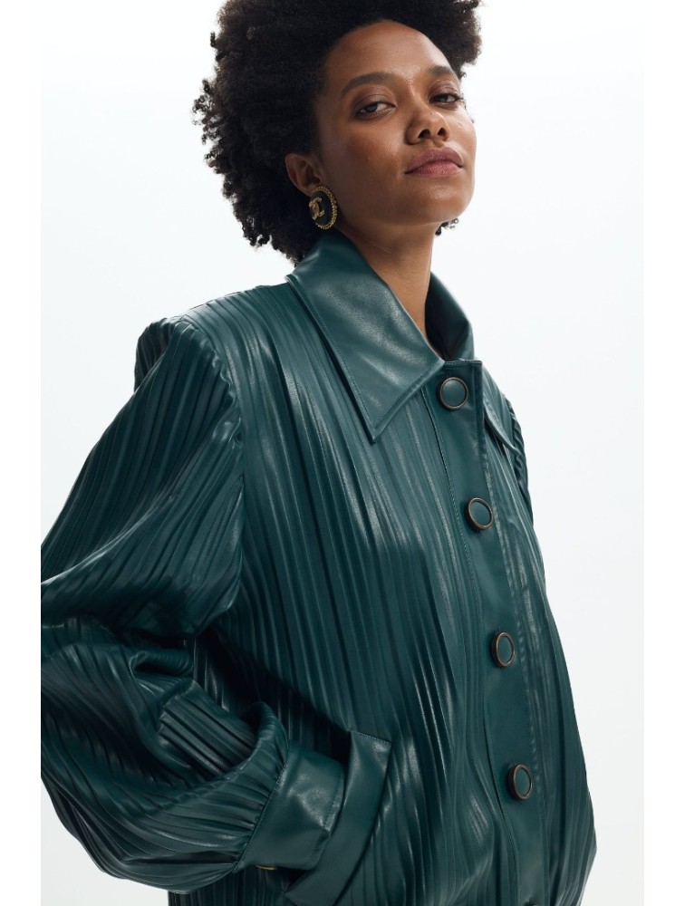 LA CHAINE Charlotte Jacket Green Πράσινο Τζάκετ