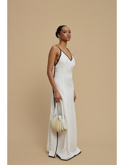 LA CHAINE Cyclades Dress White Maxi Dress