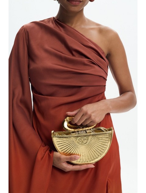 LA CHAINE Daphne Bag Gold Χρυσή Τσάντα 