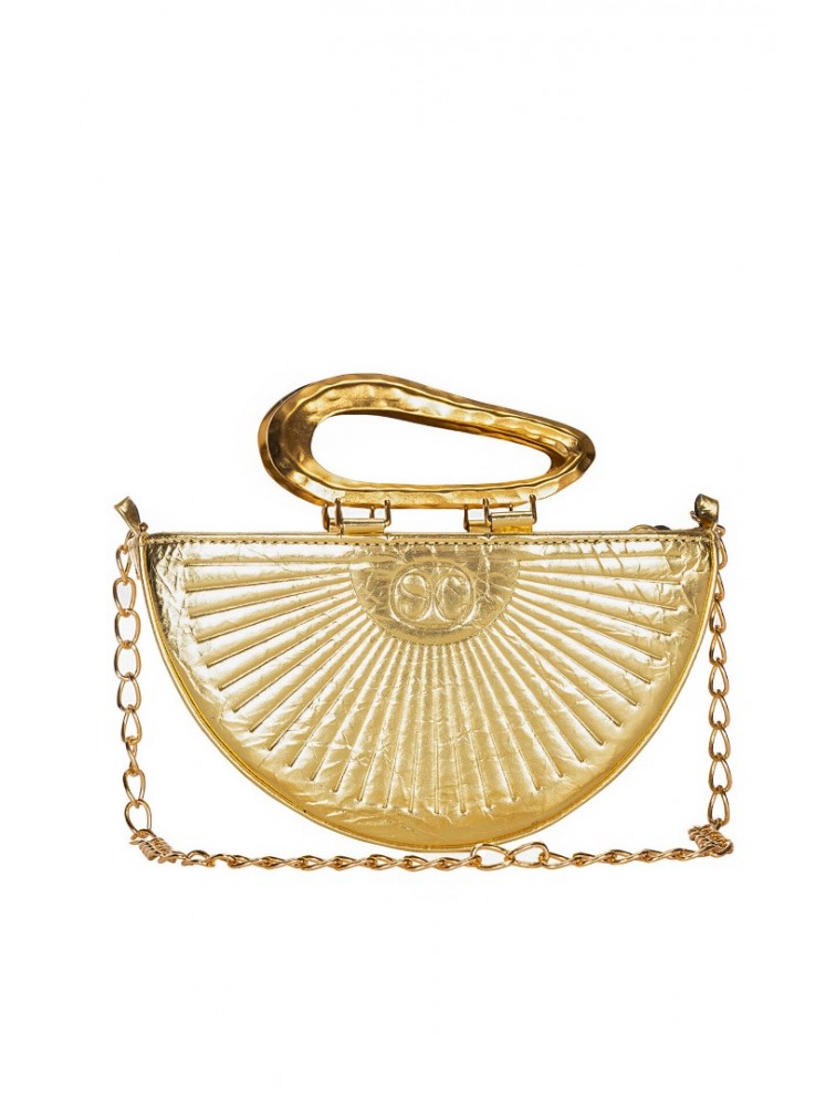 LA CHAINE Daphne Bag Gold Χρυσή Τσάντα