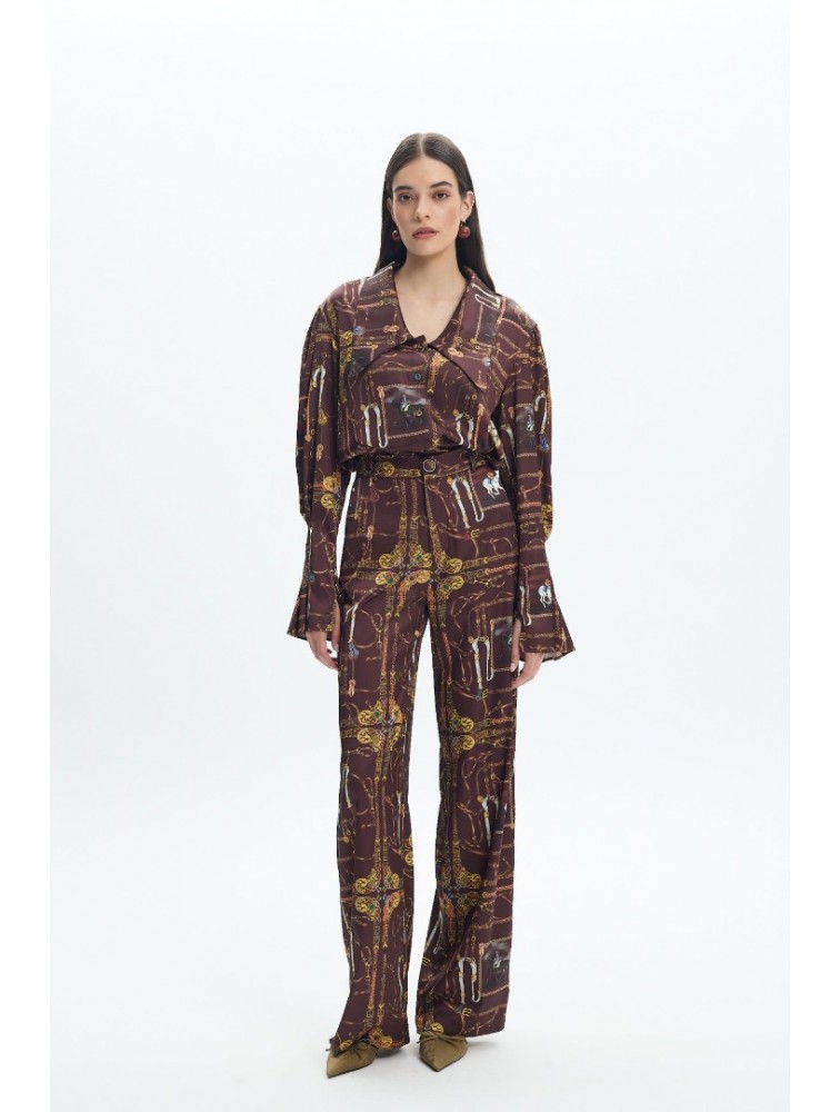 LA CHAINE Harmony Shirt Brown