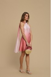 LA CHAINE Helia Dress Oasis Μίνι Ροζ Φόρεμα