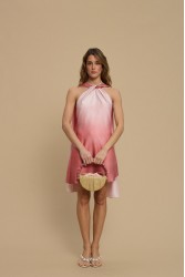 LA CHAINE Helia Dress Oasis Μίνι Ροζ Φόρεμα