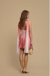 LA CHAINE Helia Dress Oasis Μίνι Ροζ Φόρεμα
