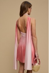 LA CHAINE Helia Dress Oasis Μίνι Ροζ Φόρεμα